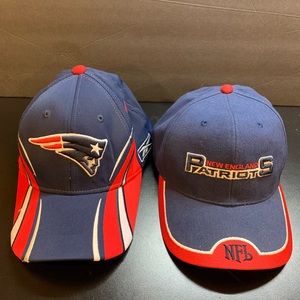 Vintage New England patriots NFL hats bundle Reebok/NFL Pro line Navy/Red